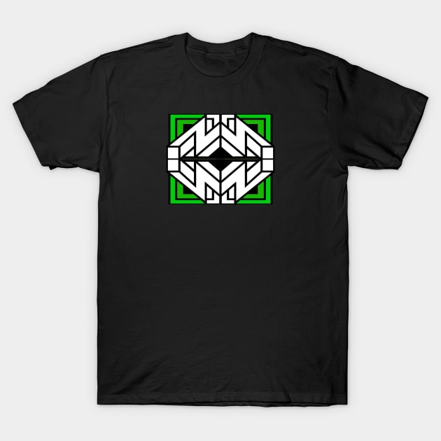 Puzzle Block 3D Green T-Shirt by joolsd1@gmail.com